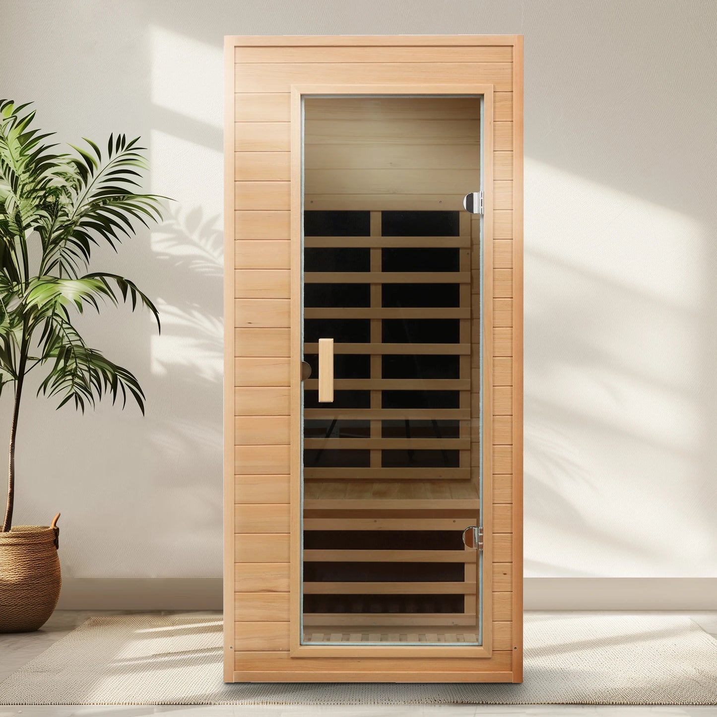 Hemlock One-person Far Infrared Roof Embedded Indoor Sauna Room-2